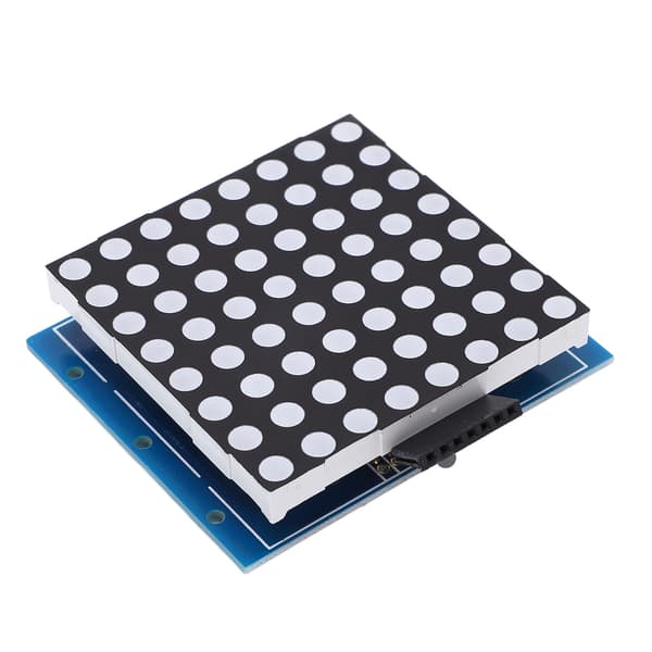 LED Matrix Kontrollmodul 8x8 64 Bit Panel SPI Gränssnitt DC5V Enkelsidiga Datorer