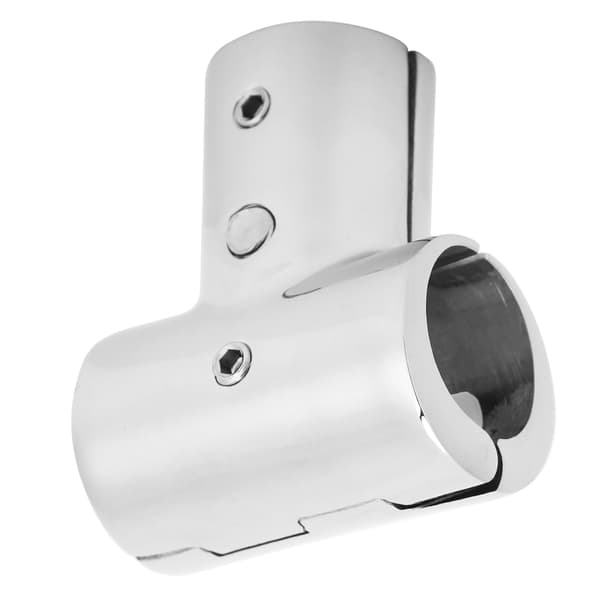 Rustfrit Stål 3-vejs T-stykke Union Fitting til Marine Rør, 22mm/0.9in Modhager Rørforbindelse, Båd VVS Tilbehør