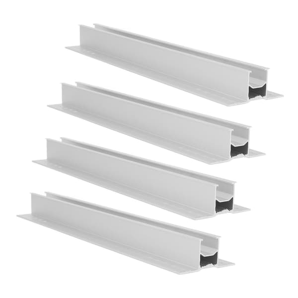 Solpanel Monteringsbeslag Sæt Aluminiumlegering Fastgør Solpanel PV Monteringsstativ