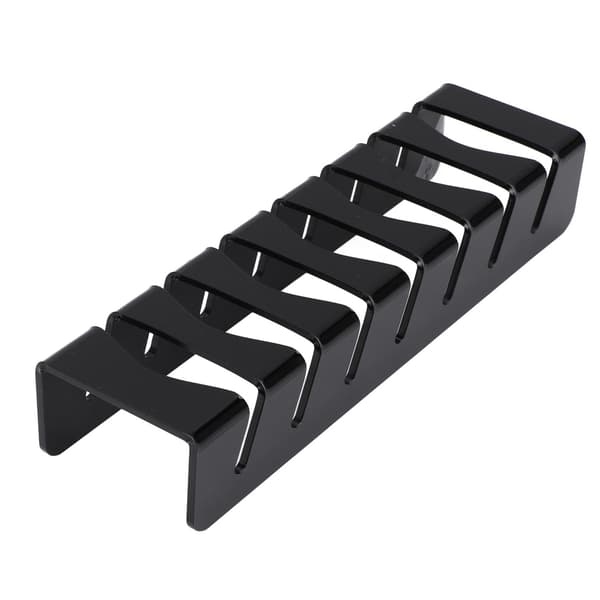 Klar Modern Kompakt Baseballkepsställ Display Organizer för Vardagsrum Sovrum Hall Svart