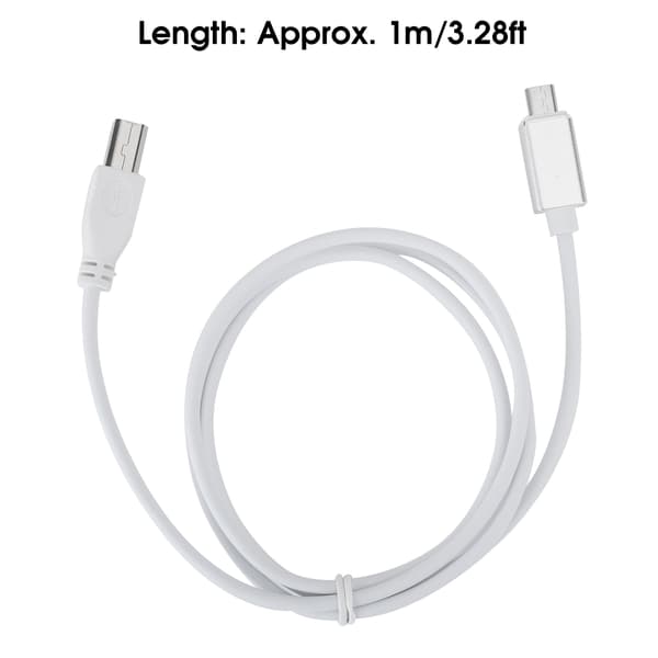 2 STK V8 MIDI-kabel Micro USB til USB-B-adapter til digitalt klaver og tablet-pc-forbindelse