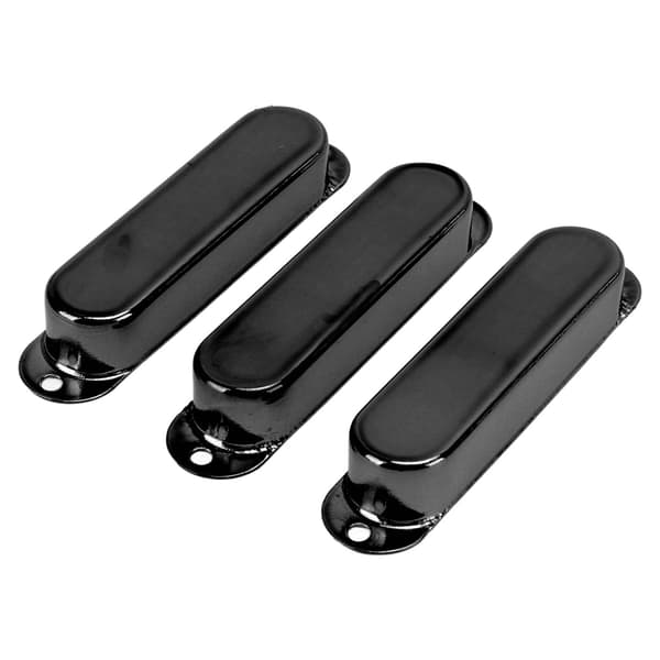 3-pack elgitarr single coil pickup-skydd koppar svart musikdelar set kit