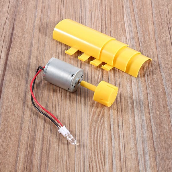 Vindmølle DIY-sæt Lille Motor Lodrette Blade Brise Strømgenerator
