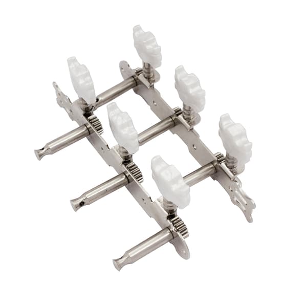 2 stk. Folk Guitar Machine Heads Knobs Guitar String Tuning Pegs Tuner Guitar Tuning Keys Sølv