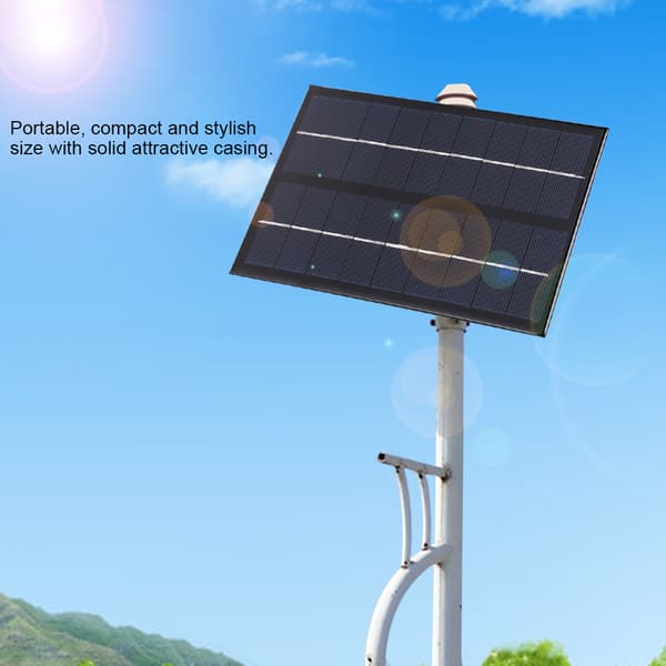 3W 9V Mini Polykrystallinsk Solpanel til DIY Solcellelampe Telefon Batterioplader