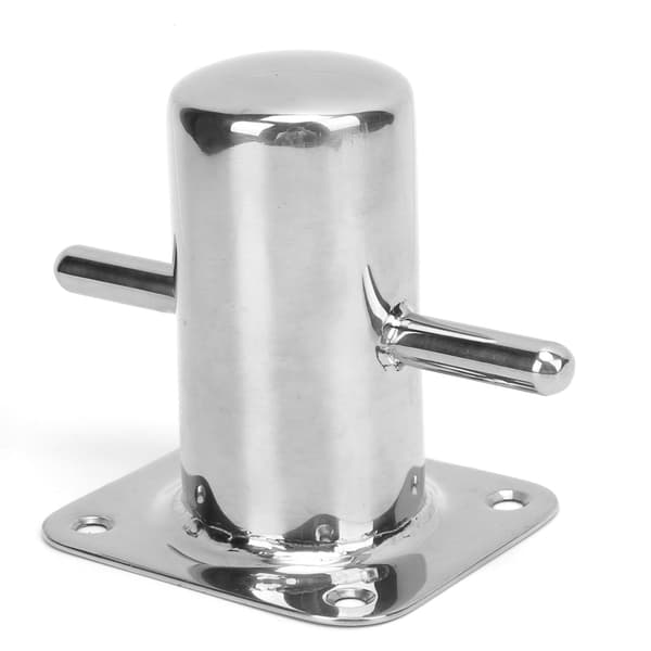 316 Rustfrit Stål Enkelt Fortøjningspullert Kraftig Kryds Pullert Klemme Marine Båd Dock Hardware Fitting 90mm