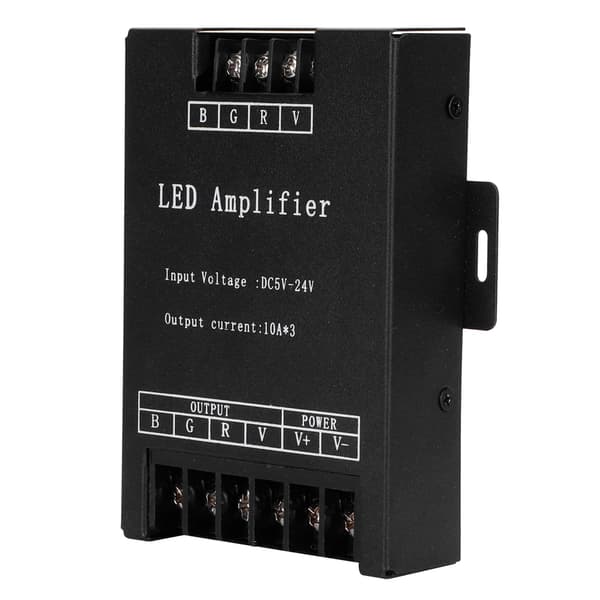 LED Signalforstærker Lampe RGB Lysstrimmel Strømcontroller Repeater Modul DC5-24V