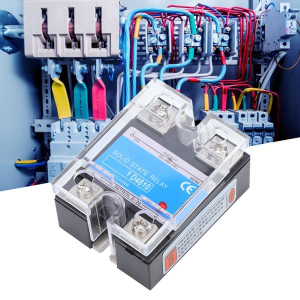 Solid State Relä 3-32VDC Ingång 24-480VAC Last DC AC SSR Elektrisk Utrustning (BERM-1D 4810)