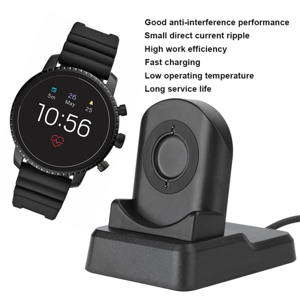 Fossil Gen 4/5 -älykellon lataustelakka, nopea USB-jalusta, lisävaruste