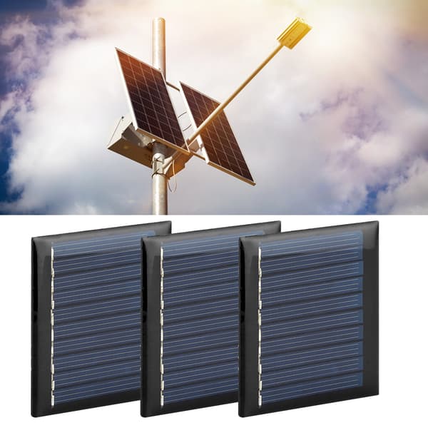 3 stk./sæt 0,3W 5V Mini Polykrystallinsk Silicium Solcellepanel Modul til DIY-projekter Legetøj