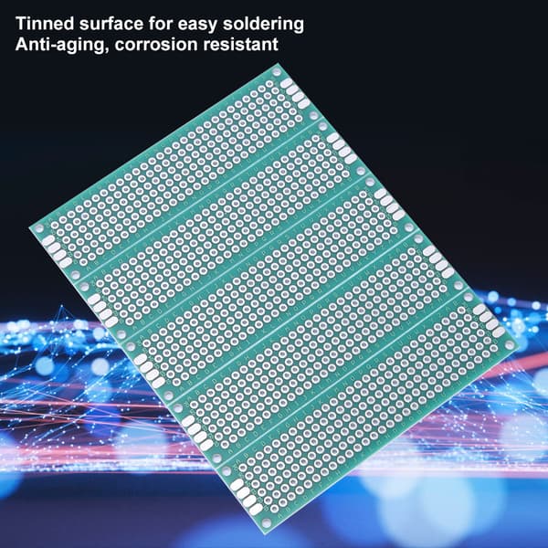 10st 2x8cm Dubbelsidig Prototyp PCB Förtent Kopplingsdäck Universalbräda