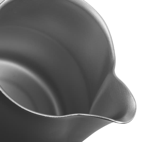 500 ml mælkeskummerkande i rustfrit stål til kaffebar (sort)