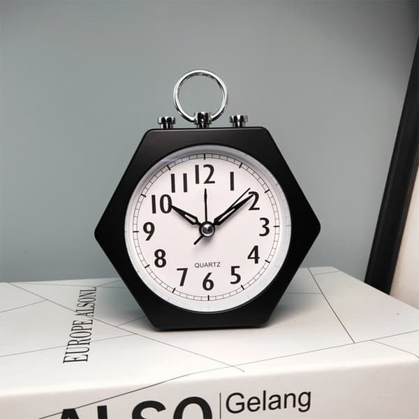 Lydløs blød vækkeur Børnevækkeur Timer Digitalt ur (sort)