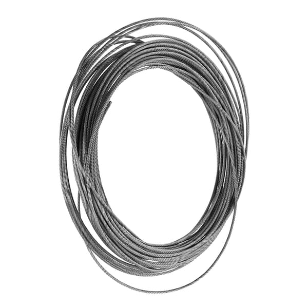 1 stk. 15 meter 304 rustfri stålkabel wire reb diameter 1,5 mm