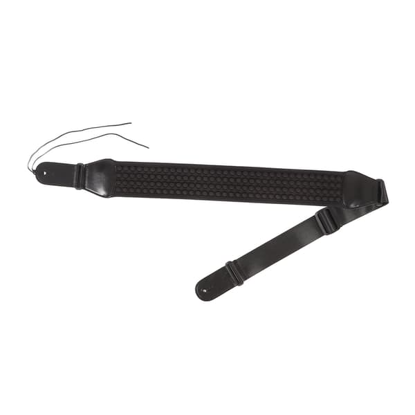 Polyester Gitarrrem Ventilerad Vadderad Bred Justerbar Ergonomisk Svart Bas Axelrem 1-pack