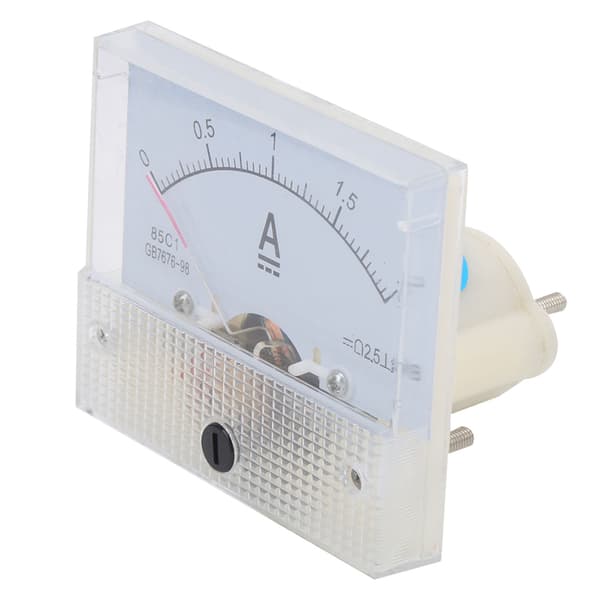 85C1 0~2A Pekartyp Amperemeter DC Strömmätare Panelamperemeter för Strömmätning
