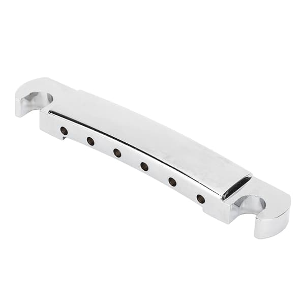Premium Silver Gitarrstallset för Elgitarr med 1 Stallhuvud & 4 Skruvstänger