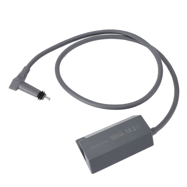 Rektangulær satellit bredbånds Ethernet-adapter i gummi til eksternt kablet netværk, 1 pakke