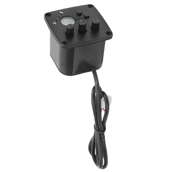 Guitar EQ Pickup E-2T 2-bånds Equalizer LCD Tuner Instrumenttilbehør