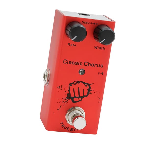 IRIN EF-05 Kompakt Mini Enkel Elgitarr Effektpedal Stompbox med True Bypass Klassisk Chorus Röd