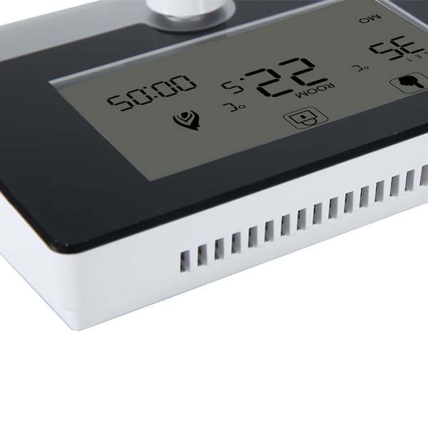 Programmerbar termostat temperaturregulator för vägghängd pannvärmesystem Vit