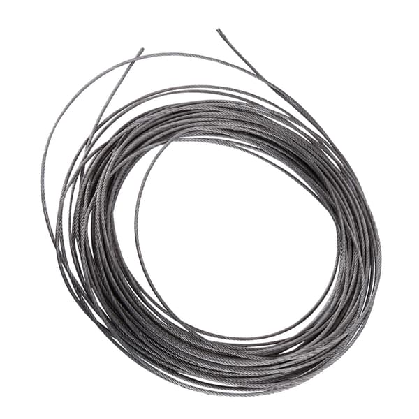1 stk. 15 meter 304 rustfri stålkabel wire reb diameter 1,5 mm