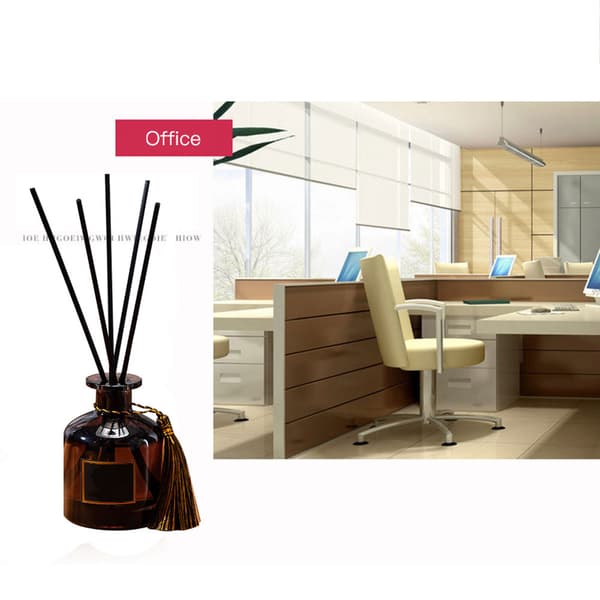 50 ml Reed Diffuser Tar Bort Lukt Eldfri Diffuserolja Naturlig Diffuser för Kontor