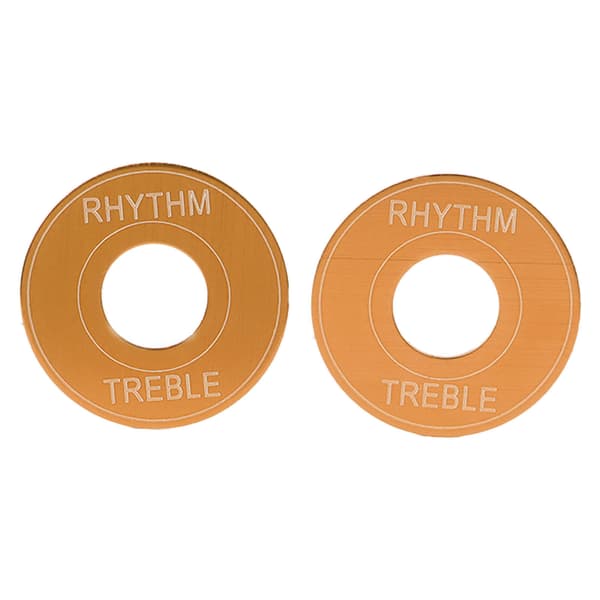 2-pack guld aluminiumlegering elgitarr 3-vägs pickup-väljare vippströmbrytare brickringar för rytm diskantplatta
