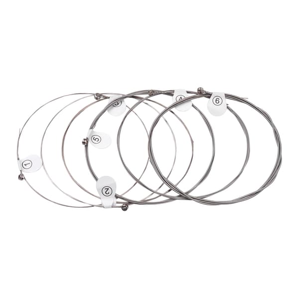 Elgitarrsträngar Hex Alloy Core Nickel Wound Bright Anti-Rust 6-delat set (.009-.042) Extra Lätt Special