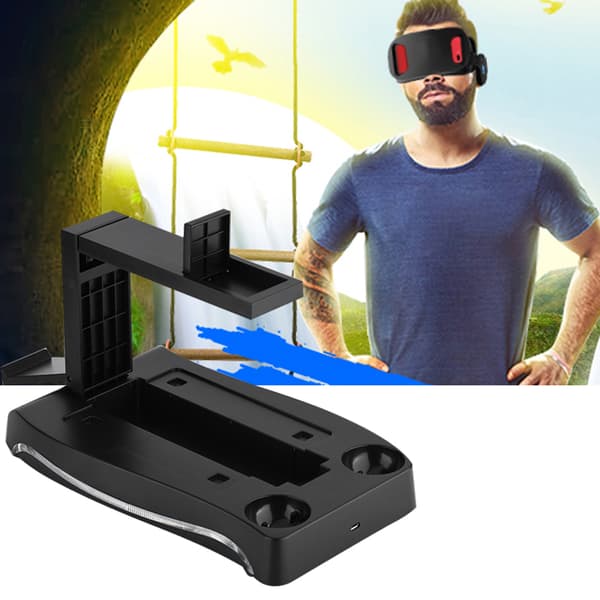 PS4 VR Controller Opladningsdockingstation med dobbelt opladerbase, holder til PlayStation VR Motion Controllers