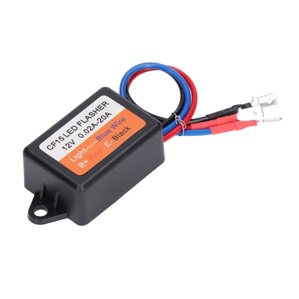 Blixtljusstyrenhet Bilblinkermodul LED-blinkrelä 12V 0.02‑20A