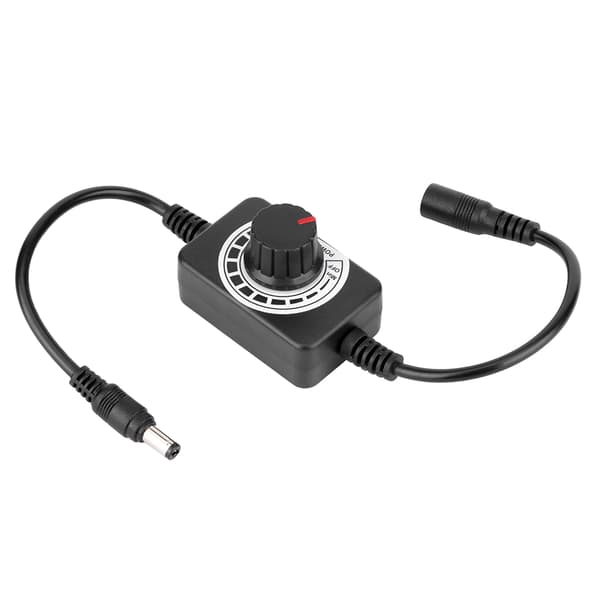 5-24V Variabel DC Hastighedsregulator Uendelig Lys Temperaturkontakt til Motor Boremaskine Controller
