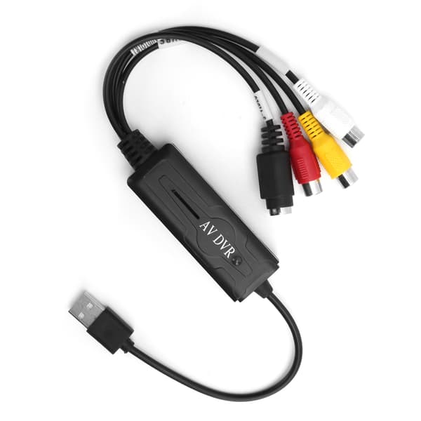 USB 2.0 Video Capture Card Audio Grabber Converter Adapter för Windows 10 PC Streaming