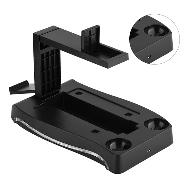 PS4 VR Controller Opladningsdockingstation med dobbelt opladerbase, holder til PlayStation VR Motion Controllers