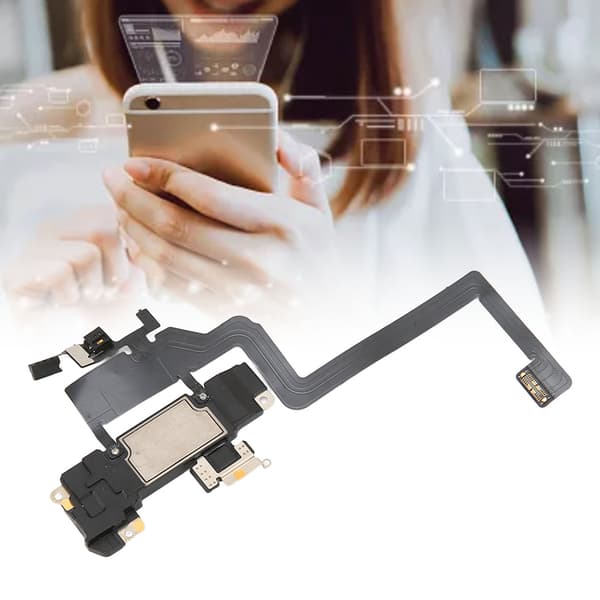 iPhone 11 ørehøjttaler flexkabel med mikrofon, OEM erstatningslydkomponent