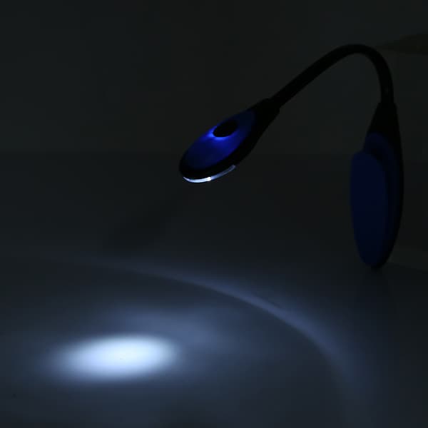 1E02 Universal Fleksibel Clip-on LED-lys Lampe til Orkester Klaver Noder Stativ