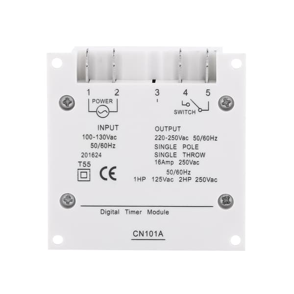 110VAC Veckovis Programmerbar Digital Timer Reläbrytare, Elektronisk Tidskontroll