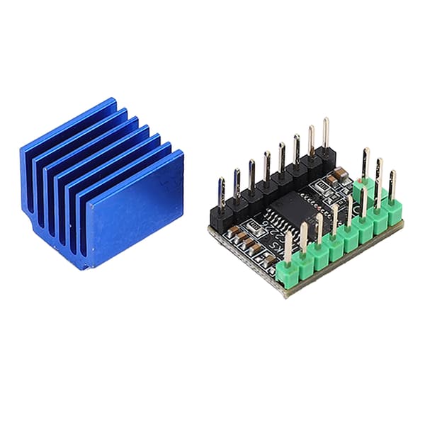 Stepper Motor Driver TMC2226 256 Microstep Lav Støj med Køleplade 3D Printer Tilbehør
