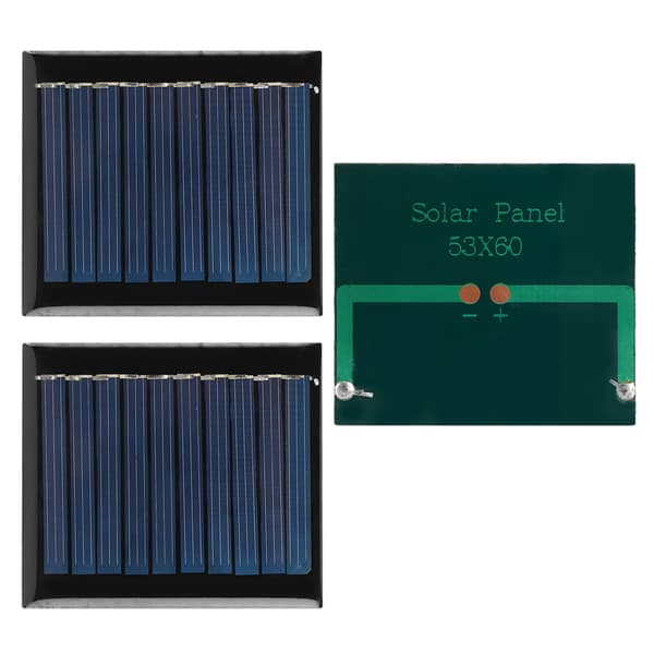 3 stk./sæt 0,3W 5V Mini Polykrystallinsk Silicium Solcellepanel Modul til DIY-projekter Legetøj