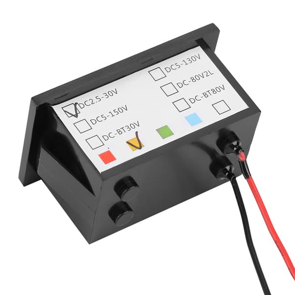 1 st digital 0,56″ LED-display vattentät voltmeter DC-spänningsmätare panel (2,5-30V, gul)
