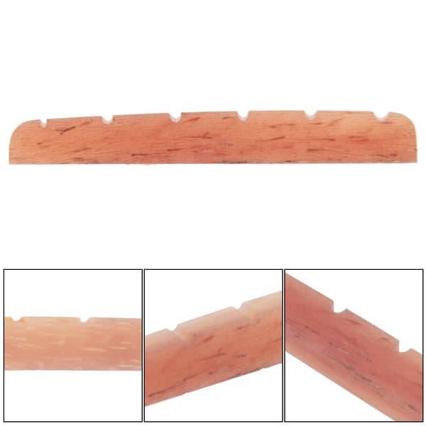 Akustisk Gitarrsadel Ljusgul Kamelben Reservdel 1 Styck 42mm