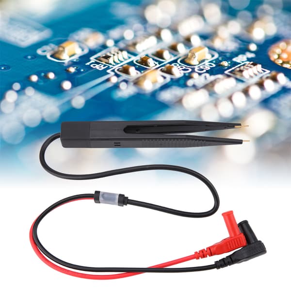 Vit SMD SMT Chip Kapacitans Testpenna Klämma För Multimeter