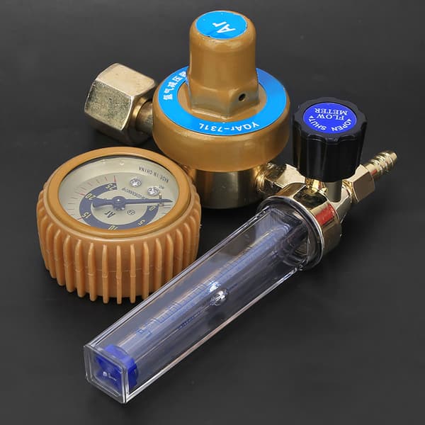 Argon CO2 Mig Tig Flowmåler Regulator Trykmåler Svejser Dele