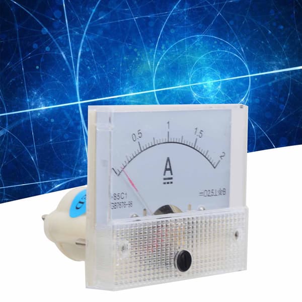 85C1 0~2A Pekartyp Amperemeter DC Strömmätare Panelamperemeter för Strömmätning