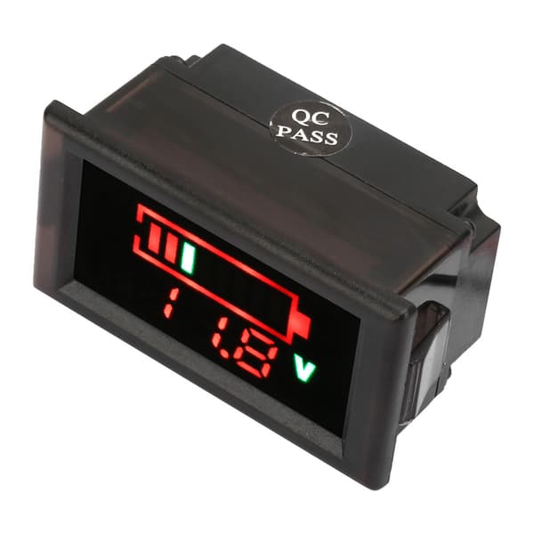 YB28VE Vattentät Elektrisk Bil Digital Display Batteriindikator Voltmeter