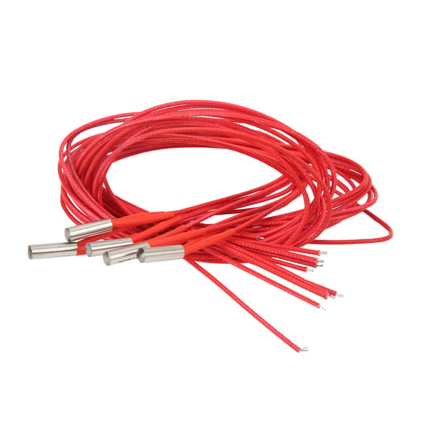 5 stk. varmepatron DC 24V 40W rustfrit stål 6x20mm tilbehør til 3D-printer 1m / 3.28ft