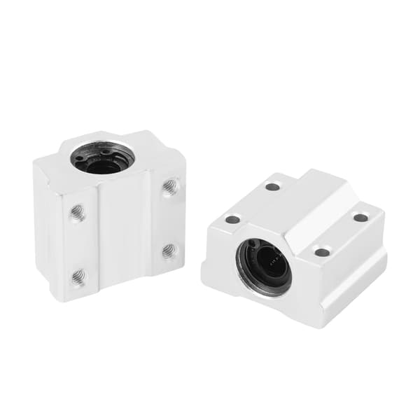 8mm x 400mm CNC Lineær Skinne Stang SC8UU Lejeblok Sæt til 3D Printer