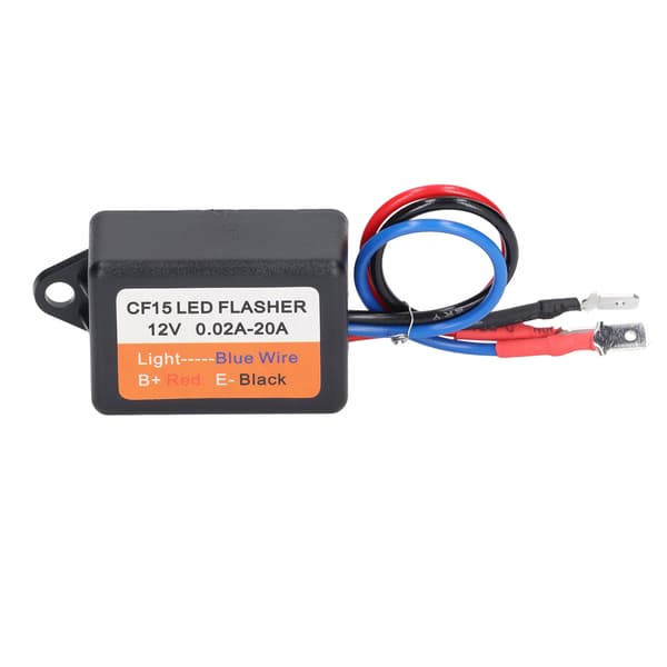 Blixtljusstyrenhet Bilblinkermodul LED-blinkrelä 12V 0.02‑20A