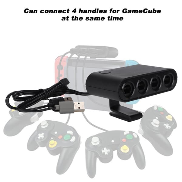 3-i-1 Controller Adapter til GameCube til Switch, Wii U, PC & Switch OLED