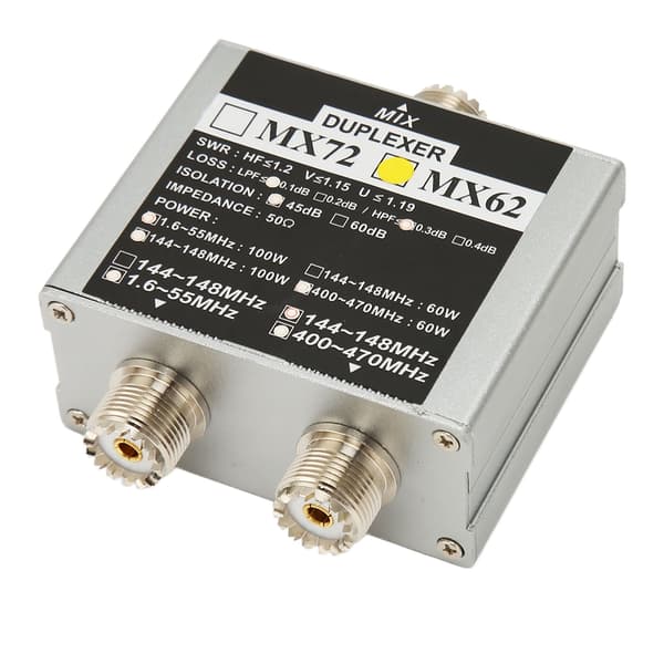 VHF UHF HF Kortbølge 3-vejs antennekombiner Duplexer til basestationstransceiver